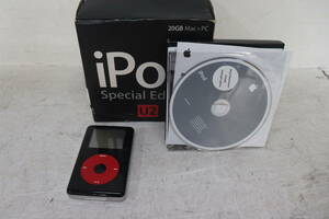 Y06/592 箱付 APPLE A1059 iPod U2 special edition 画面表示OK ジャンク