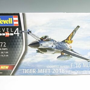 ◆未使用・未組立◆Revell/レベル◆ベルギー空軍 F-16 Mlu 31 Sqn. クライネ ブローゲル◆f-16 MLU TIGER MEET 2018 1/72◆パーツ 96点◆の画像1