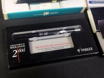 ★未使用 PARKER パーカー 2000 ミレニアム 記念限定 ボールペン MIKIMOTO 等 4点 まとめ 売り 箱付き ジャンク品 昭和レトロ 万年筆 ペン_画像2