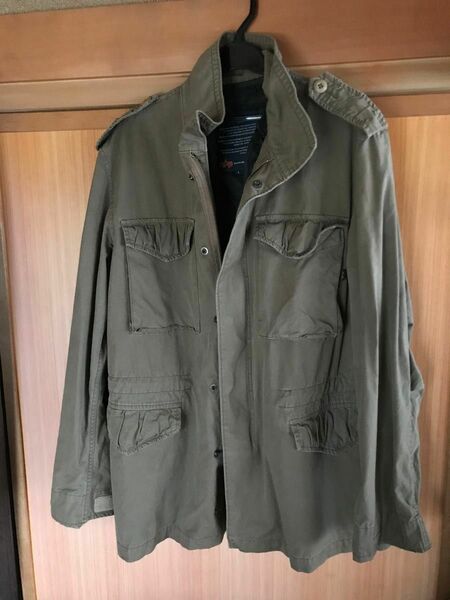 アルファインダストリーズ　 ミリタリージャケット Lサイズ ARMY ミリタリーシャツ　alpha industries 