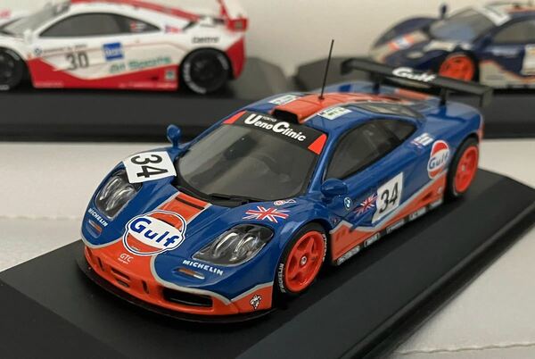 【マクラーレンF1 GTR ミニカー】ルマン 1996 ガルフレーシング #34 Gulf Racing マクラーレンコレクション