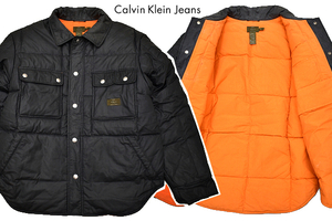A-4599 ★ Красивые товары ★ CK Calvin Klein Jeans Khakis Calvin Klein Jeans ★ Том Black Down Jumper Jumper Blouson M