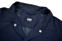 A-4688★美品★HELLY HANSEN ヘリーハンセン HEV11501★ネイビー紺 裏地メッシュ ナイロン コーチ ジャケット ジャンパー Ｌ_画像2