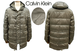 A-4685*CK Calvin Klein Calvin Klein * regular goods khaki gray f- Delon g down jacket coat Parker M