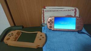 ソニー PSP 2000型 MHP2ndG ハンターズパックG PSP-2000 バッテリー／ACアダプター欠品 FW5.01