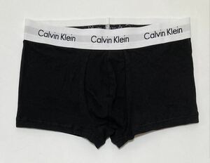【新品未使用品】Calvin klein カルバンクライン　アンダーウェア　メンズ　コットン　ボクサーパンツS 1枚　黒　送料無料