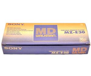 【超レア/未使用】SONY ソニー MZ-E30 MD WALKMAN ウォークマン PORTABLE MINIDISC RECORDER ポータブルプレーヤー MZ-E50 の兄弟機