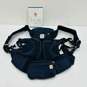 * L go baby OMNI Breeze baby carrier Ergobaby navy 4way Homme nib Lee z... string back position baby carrier M1403