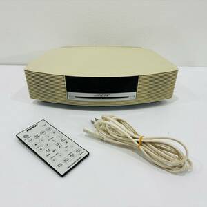 ●ボーズ AWRCCC CDプレーヤー Wave music system BOSE ホワイト リモコン付き ウェーブミュージックシステム 音響機器 オーディオ L1120