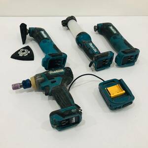 ●マキタ TW161D/TM30D/ML104 電動工具 4点まとめてセット makita 充電式 ワークライト マルチツール インパクトレンチ M1408