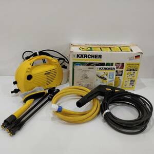 ●動作品 ケルヒャー JTK 22 Plus 家庭用 高圧洗浄機 KARCHER イエロー 掃除 清掃 洗車 道具 電動 B888