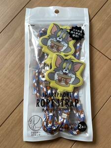 * нераспечатанный новый товар! смартфон ремешок 2 шт. входит .* Tom & Jerry * плечо & частота * стоимость доставки 140 иен *