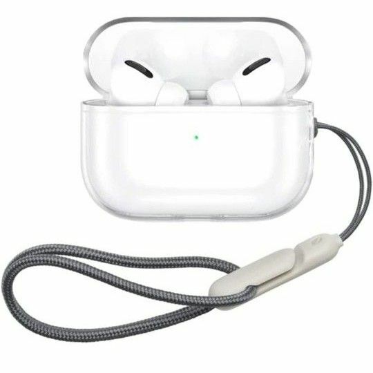 AirPods Pro 2 ケース 2022用 ストラップ付属 保護カバー