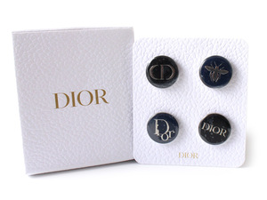 N13374 新品未使用 Christian Dior クリスチャンディオール ピンバッジ ４個セット 限定 非売品 ピンバッチ ブローチ ノベルティ