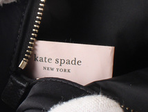 N15126 美品 kate spade new york ケイト・スペード ニューヨーク ポーチ ナイロン ブラック 黒 コスメポーチ 化粧ポーチ_画像7