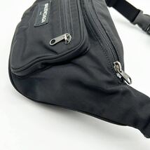 1円●高級●BALENCIAGA バレンシアガ エクスプローラー ボディバッグ ウエストポーチ ショルダーバッグ キャンバス 斜め掛け可 黒 ブラック_画像4