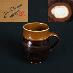 整理品【真作】 蔵壷◆『John Chappell Beer Mug (ジョンチャペル ビールマグ)』 1点 共箱 陶磁器 マグカップ ジョッキ アンティーク