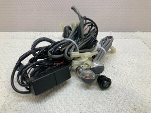 中古 トヨタ ヴォクシー ZRR70W 純正オプション ブルー LED フロアイルミネーション フットランプ スイッチ付き (棚7450-304)