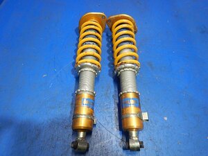 中古 マツダ ユーノス ロードスター NA6CE OHLINS オーリンズ 車高調 フロント左右のみ (棚297-2-105)