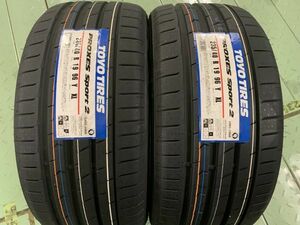 □【送料税込新品２本価格】235/40R19 96Y XL TOYO PROXES SPORT2 プロクセス スポーツ2 235/40-19 トーヨー 国産 マークX IS S60 夏用