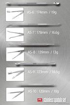  スパチュラ 造形 ヘラ ステンレス製 10本 ツール セット_画像7
