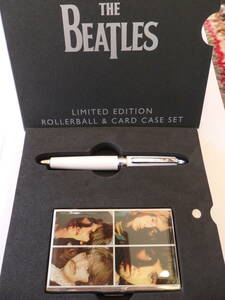 ◆【未使用・新品】ACME　The Beatles　ビートルズ　ホワイトアルバム　ローラーボール・カードケース　特別限定品