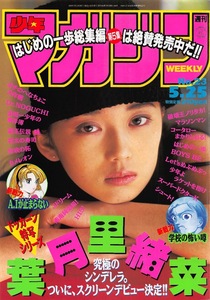 【切り抜き】葉月里緒菜・表紙のみ『少年マガジン1994.23』1種1ページ 即決!