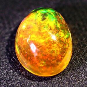 高品質&遊色抜群!!1.525ct 天然ファイアオパール メキシコ＜裸石 ルース ファイヤーオパール fire opal 宝石 jewelry 天然 natural＞