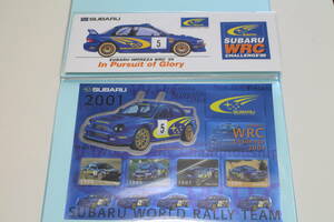 ④スバル　インプレッサ　WRC　1999&2001　ステッカー　リチャード・バーンズ　ラリー　Sti 22B GRB