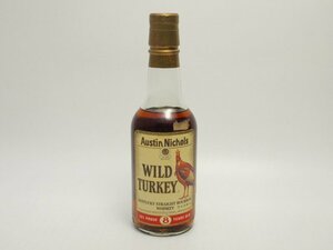 ★★WILD TURKEY ワイルドターキー 8年 旧ラベル ハーフボトル 375ml/50.5%★AY112356