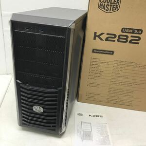 0118F COOLER MASTER ミドルタワー型PCケース K282 RC-K282-KWN1-JP デスクトップ 自作PC 冷却システム LEDファン USB 3.0