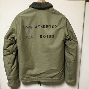 BUZZ RICKSON’S/N-1/デッキジャケット/東洋エンタープライズ/バズリクソンズ/カーキ/BR12031/アルパカ/US NAVY/米軍/純正ステンシル