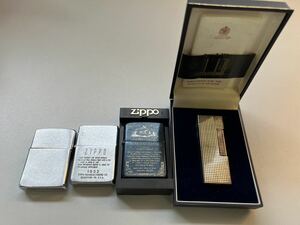 【1/51E】zippo ジッポー Dunhill ダンヒル まとめ売り ガスライター オイルライター 着火未確認