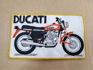 希少　ドゥカティ 刺繍ワッペン　　DUCATI　イタリア　ビンテージ