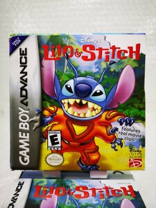 【美品・箱説チラシ付き◆GBA リロ＆スティッチ lilo＆stitch Disney 海外版 他にも出品中、※匿名・同梱可 】ゲームボーイアドバンス/U3