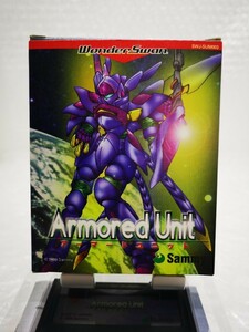 【極美品・箱説ハガキ付き◆WS アーマードユニット armored unit 他にも出品中、※匿名・同梱可 】ワンダースワン/U3