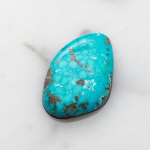 Morenci Turquoise モレンシ　ターコイズ カボション アクセサリー インディアン ジュエリー 彫金 シルバー ウエスタン アリゾナ #307