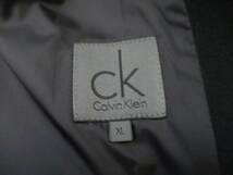 USED★Calvin Klein★カルバンクライン メンズ ジップアップ ジャケット ブラック サイズXL_画像5