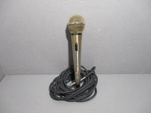 USED★COLUMBIA★コロンビア DYNAMIC TYPE MICROPHONE ダイナミックマイク DM-500 ゴールド