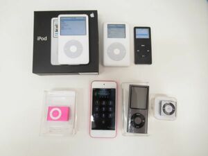 大量まとめ ipod 7点セット touch classic nano shuffle 60GB 30GB 8GB 4GB 2GB 1GB