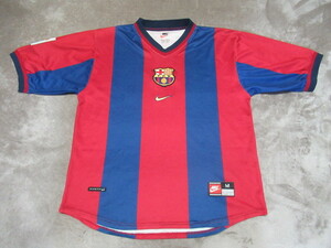 【正規品】バルセロナ 1998-2000シーズン ホーム用 半袖 Mサイズ ポルトガル製