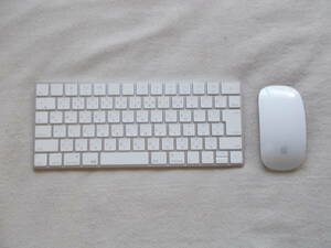 07.【iMac】　キーボード・マウス　セット（A1644・A1657)　充電式・中古