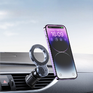 BMW エアコン吹き出し口 車内 スマホ 透明磁気携帯電話ホルダー