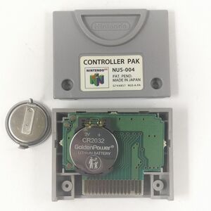 N64 コントローラーパック 内蔵電池交換済み ソケット式変更 Nintendo 任天堂 ニンテンドー64 風来のシレン④