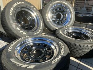 ★ハイエースに★デイトナ/ヨコハマパラダ付き/★タイヤホイールSET×4本★215/65R16C-109/107S★PCD139.7-6H★100系/200系//