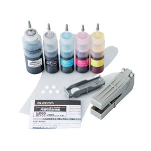  Elecom packing change . ink Canon BCI-380+381 correspondence 5 color set (4 batch ) THC-381380SET4 /l
