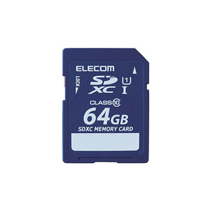  Elecom SDXC карта / данные восстановление сервис есть /Class10/64GB MF-FSD064GC10R /l