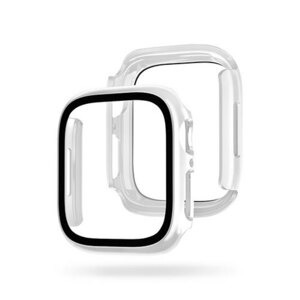 EGARDEN ガラスフィルム一体型ケースfor Apple Watch 45mm クリア EG24879AWCL /l