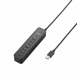 エレコム　マグネット付きUSB3.0ポート搭載7ポートUSBハブ　U3H-T706SBK /l