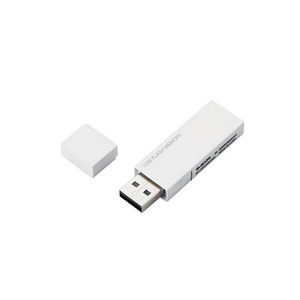 まとめ得 【5個セット】エレコム USBメモリー/USB2.0対応/セキュリティ機能対応/64GB/ホワイト MF-MSU2B64GWHX5 x [2個] /l